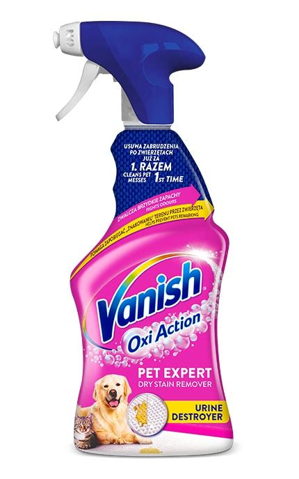 VANISH Oxi Action Pet Expert sprejs paklājiem un mēbeļu